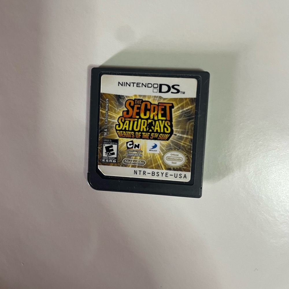 Secret Saturdays Beasts of the 5th Sun Nintendo DS